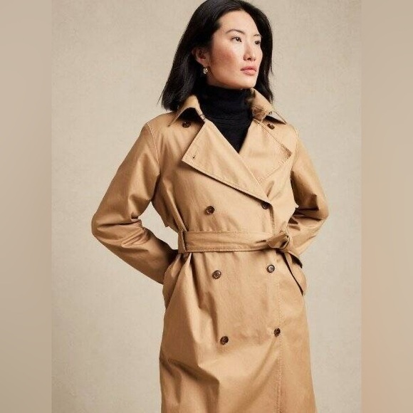 Banana Republic Giovana Twill Trench - Picture 9 of 9